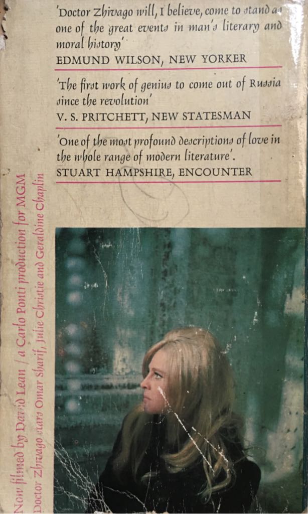 Doctor Zhivago - Boris Pasternak (Fontana Books - Paperback) book collectible - Main Image 2