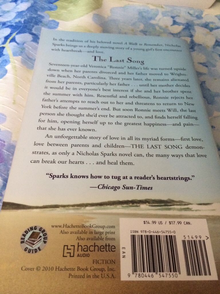 The Last Song  book collectible - Main Image 2