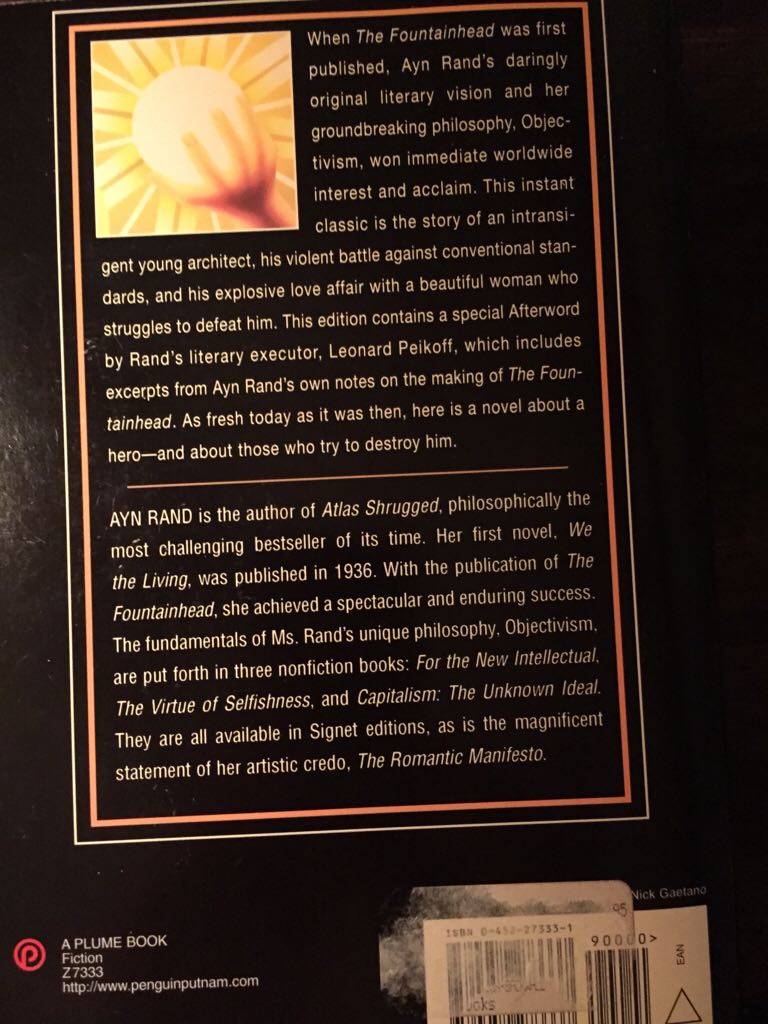 The Fountainhead  book collectible - Main Image 2