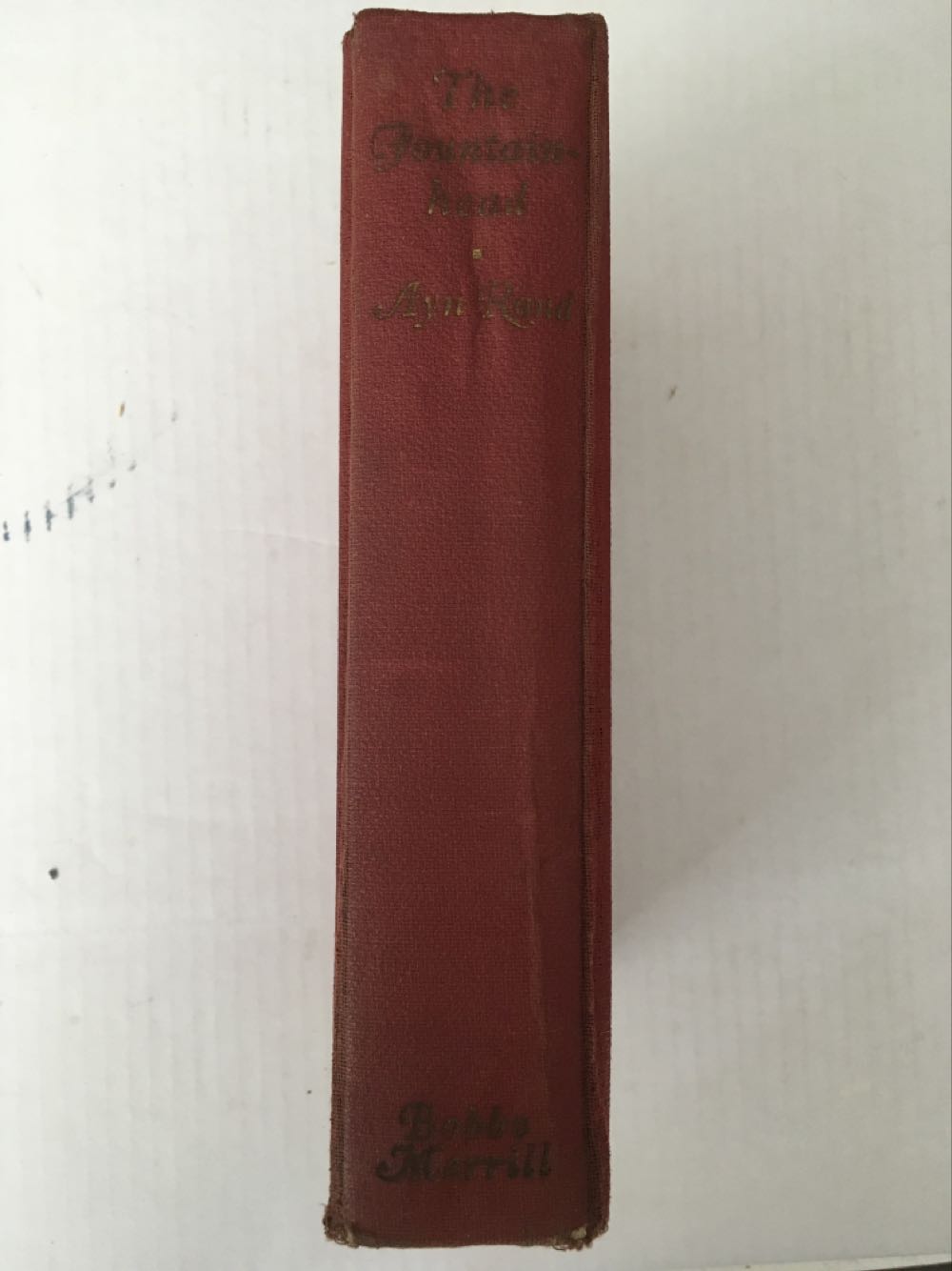The Fountainhead - Ayn Rand (The Bobbs-Merrill Company - Hardcover) book collectible - Main Image 4