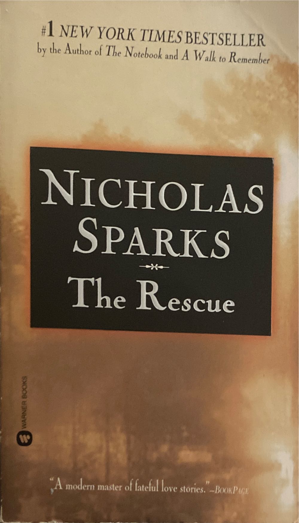 The Rescue - Nicholas Sparks (A Warner Book - Paperback) book collectible [Barcode 9780446610391] - Main Image 4