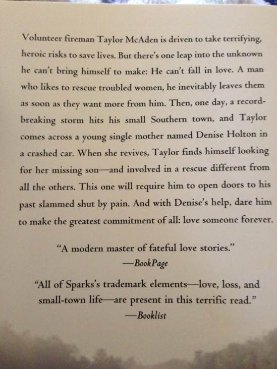 The Rescue - Nicholas Sparks (Time Warner Book Group - Paperback) book collectible [Barcode 9780446696128] - Main Image 2
