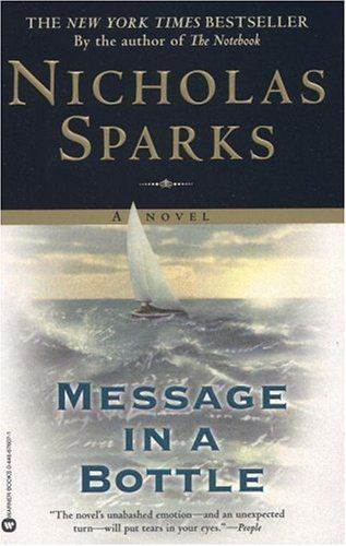 Message in a Bottle - Nicolas Sparks (Warner Books, Inc. - Paperback) book collectible - Main Image 1