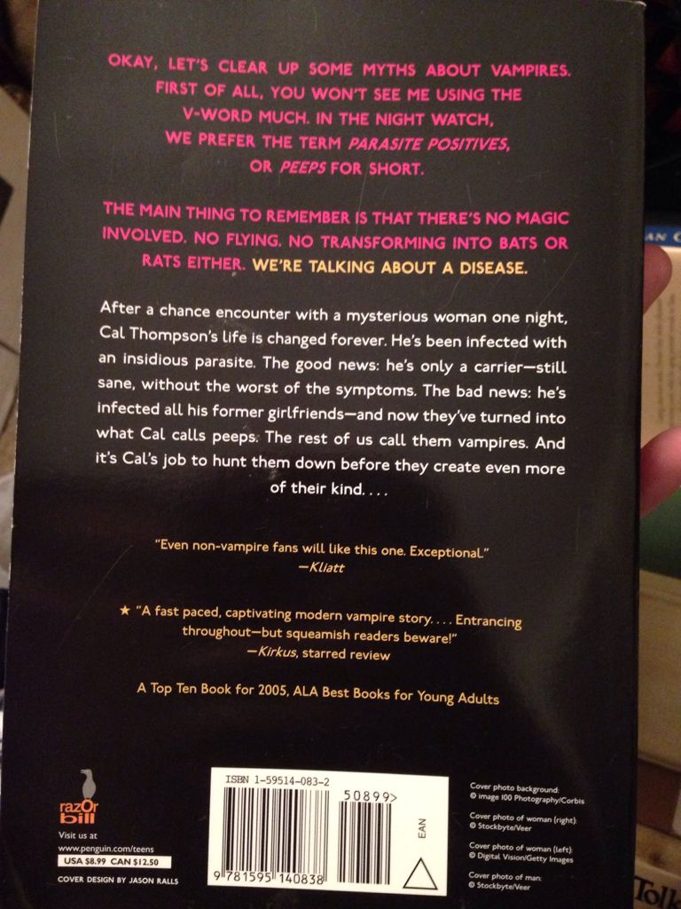 Peeps - Scott Westerfeld (Razorbill - Paperback) book collectible [Barcode 9781595140838] - Main Image 2