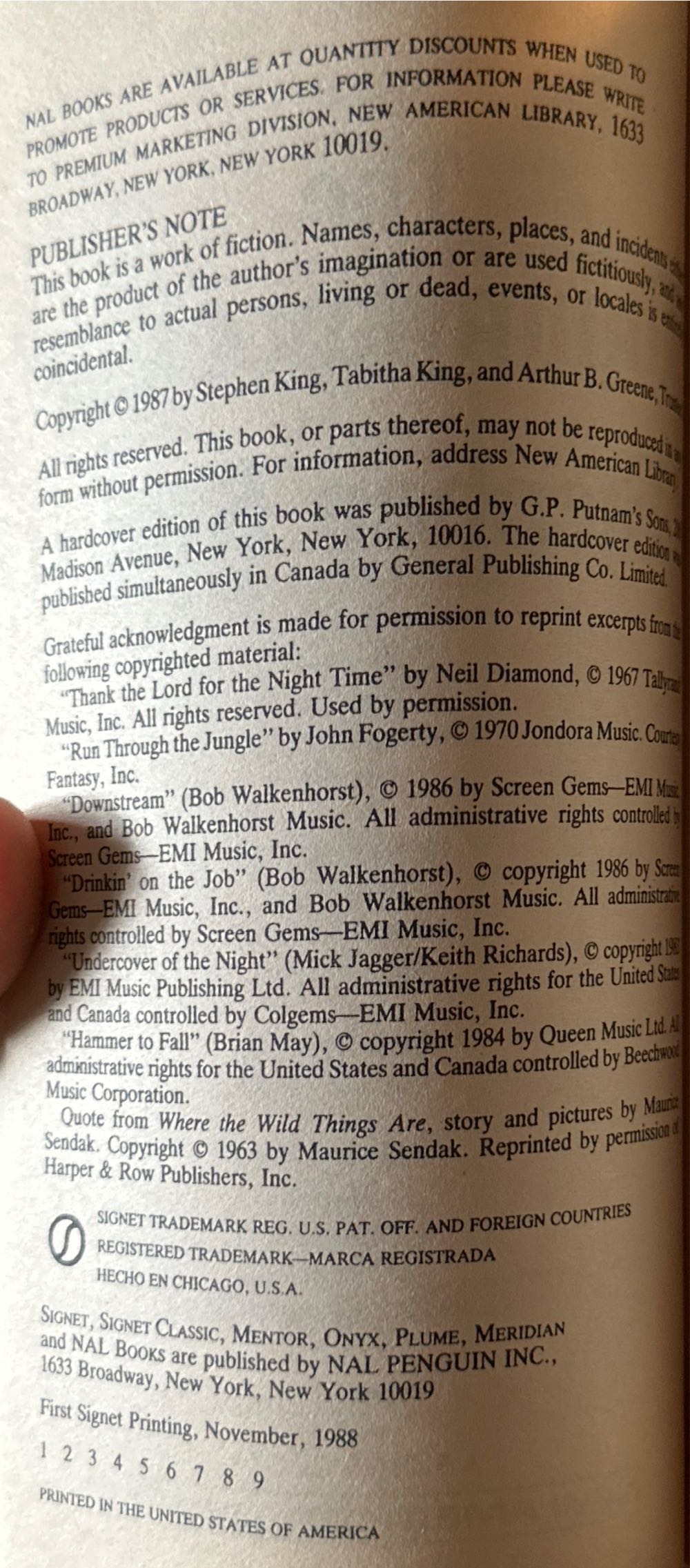 Tommyknockers - Stephen King (- Paperback) book collectible [Barcode 9780451156600] - Main Image 4