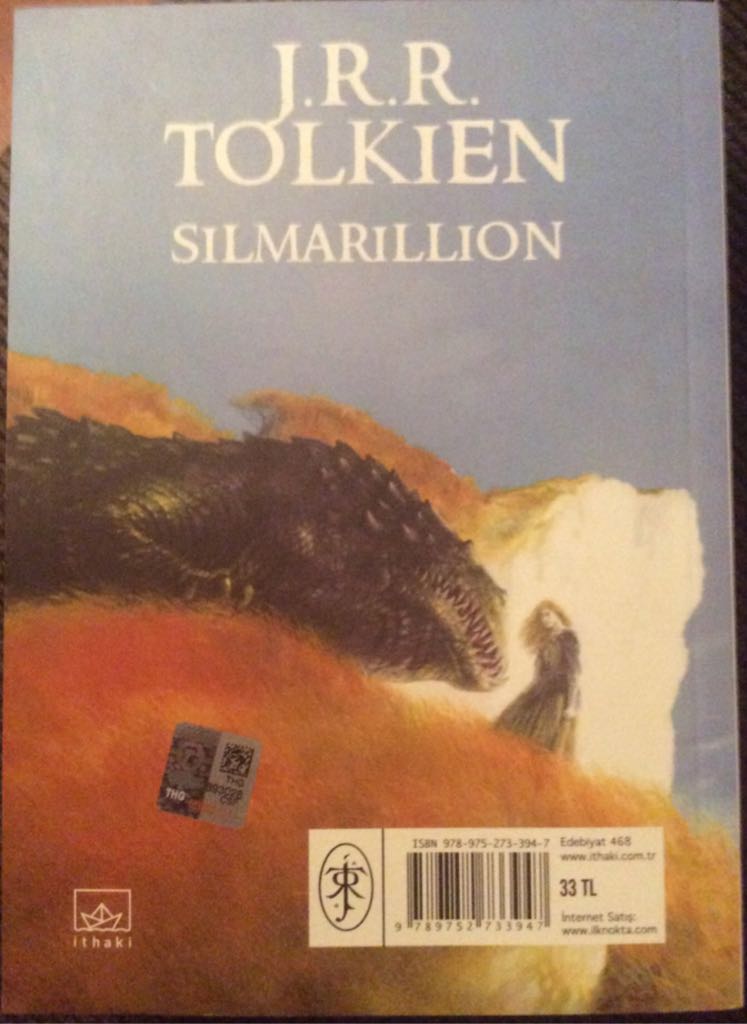 Silmarillion  (Ithaki Publishing) book collectible [Barcode 9789752733947] - Main Image 2