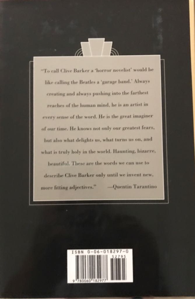 Coldheart Canyon - Clive Barker (Harper Collins - Hardcover) book collectible [Barcode 9780060182977] - Main Image 2