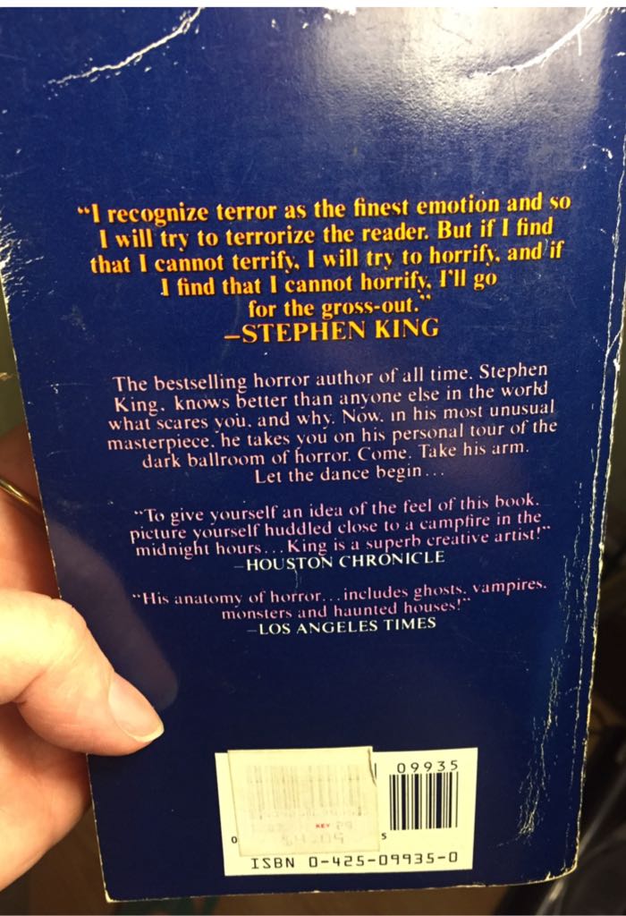 Danse Macabre - Stephen King (Berkley - Paperback) book collectible [Barcode 9780425099353] - Main Image 2