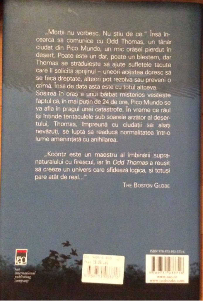 Odd Thomas  (Rao) book collectible [Barcode 9789731033716] - Main Image 2