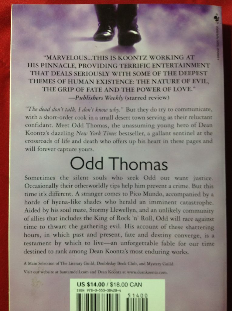 Odd Thomas  (Pocket Books - Paperback) book collectible - Main Image 2