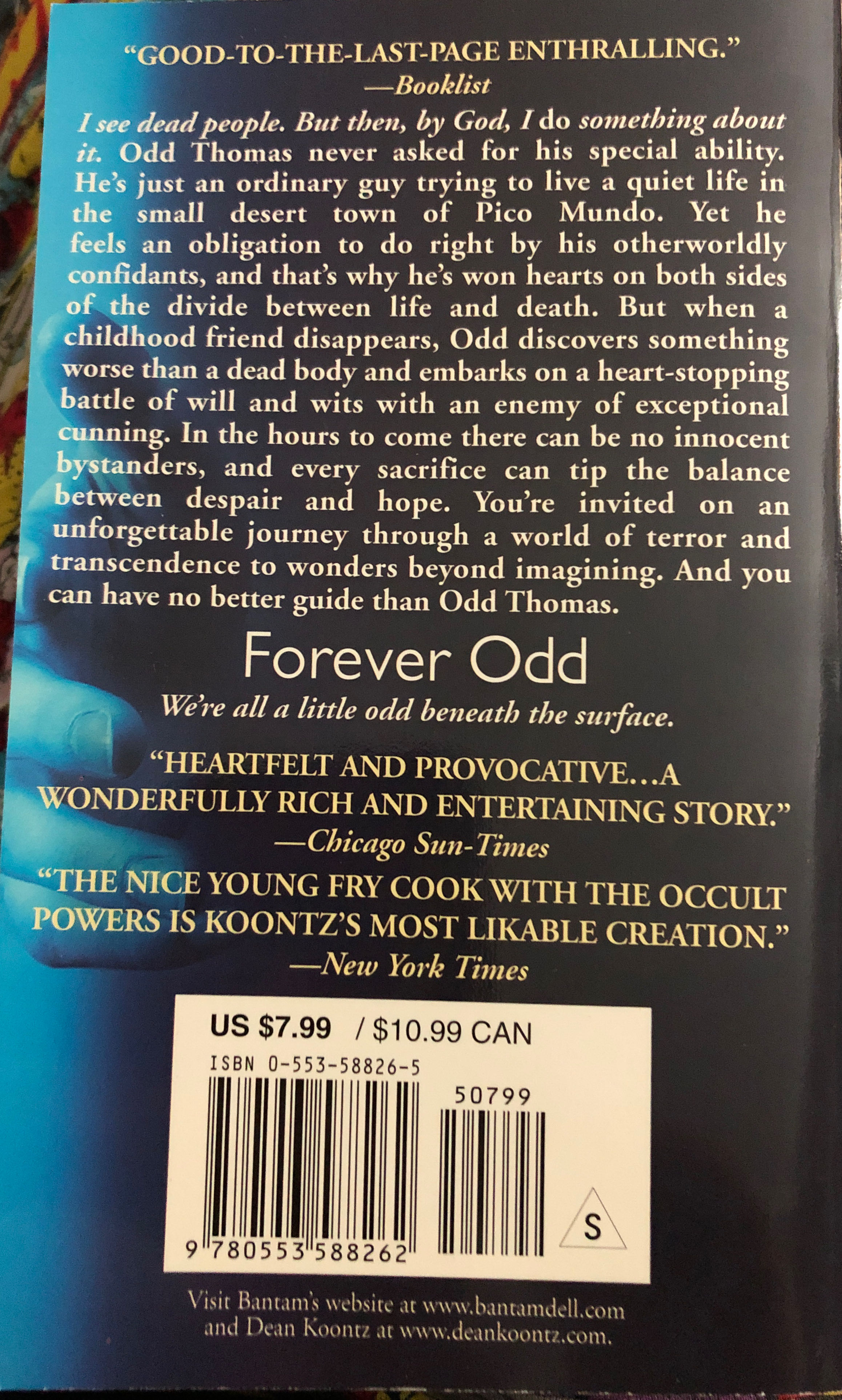 Forever Odd - Dean Koontz (Bantam Books - Paperback) book collectible [Barcode 9780553588262] - Main Image 2