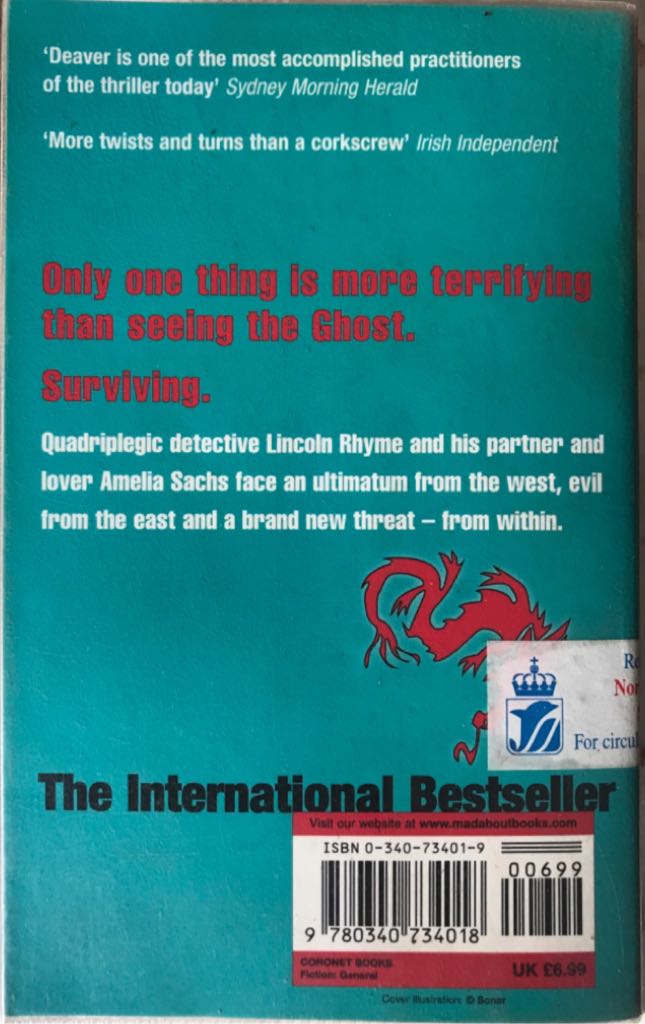 The Stone Monkey - Jeffery Deaver (Coronet - eBook) book collectible [Barcode 9780340734018] - Main Image 2