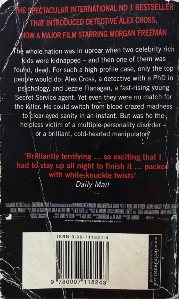 Along Came a Spider - James Patterson (HarperCollins Publishers - Paperback) book collectible [Barcode 9780007118243] - Main Image 2