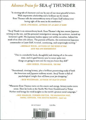 Sea of Thunder: Four Commanders and the Last Great Naval Campaign, 1941-1945 - Evan Thomas (Simon & Schuster - Hardcover) book collectible [Barcode 9780743252218] - Main Image 2