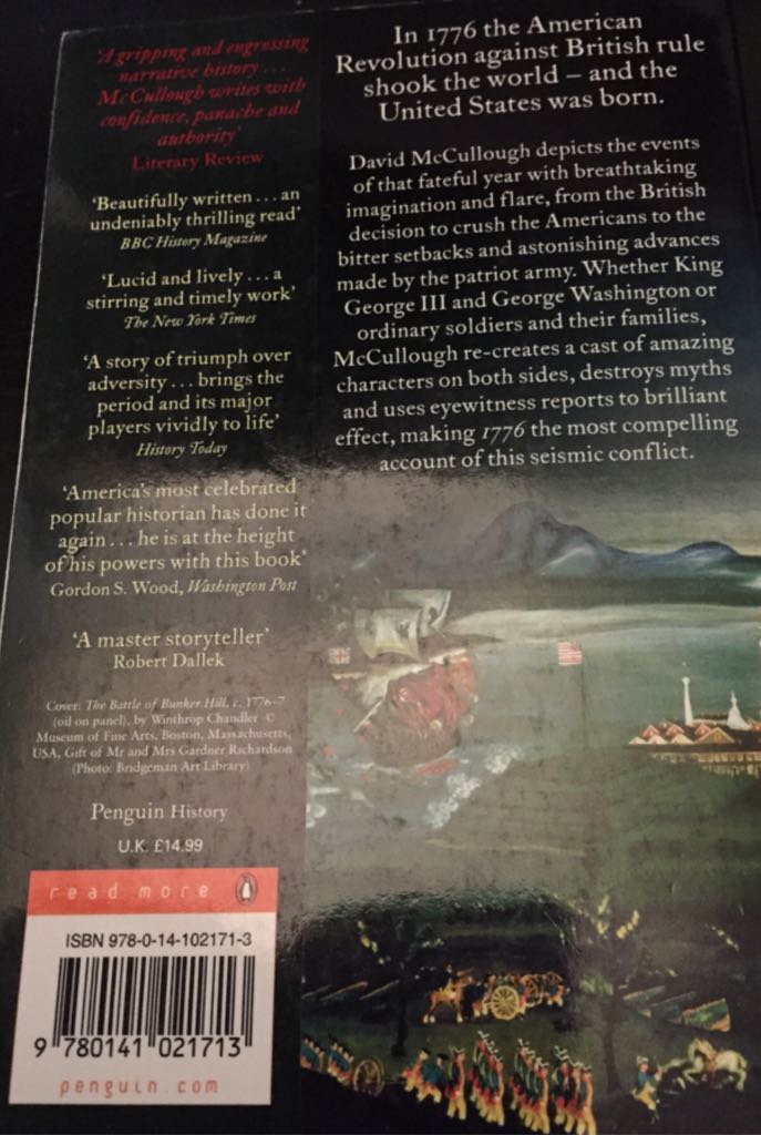 1776 - David McCullough (Penguin Group(CA) - Paperback) book collectible [Barcode 9780141021713] - Main Image 2