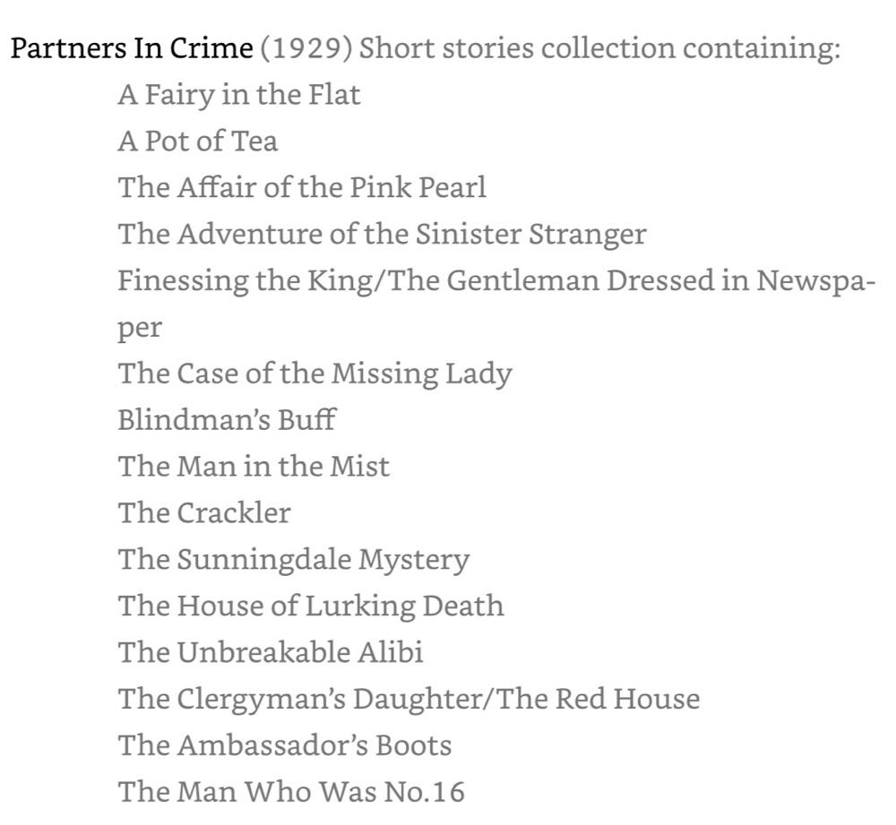 Partners in Crime - Agatha Christie (Berkley - Paperback) book collectible [Barcode 9780425076620] - Main Image 2