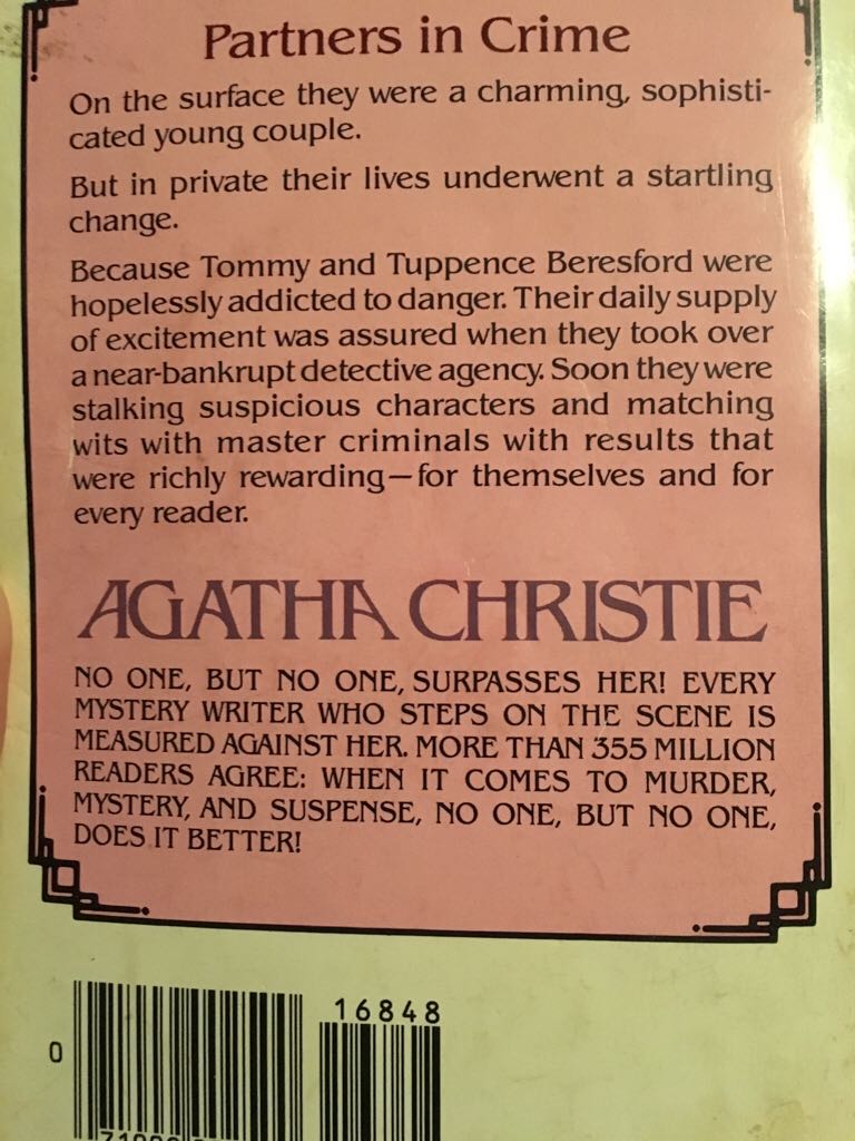 Partners in Crime - Agatha Christie (A Dell Mystery) book collectible - Main Image 2