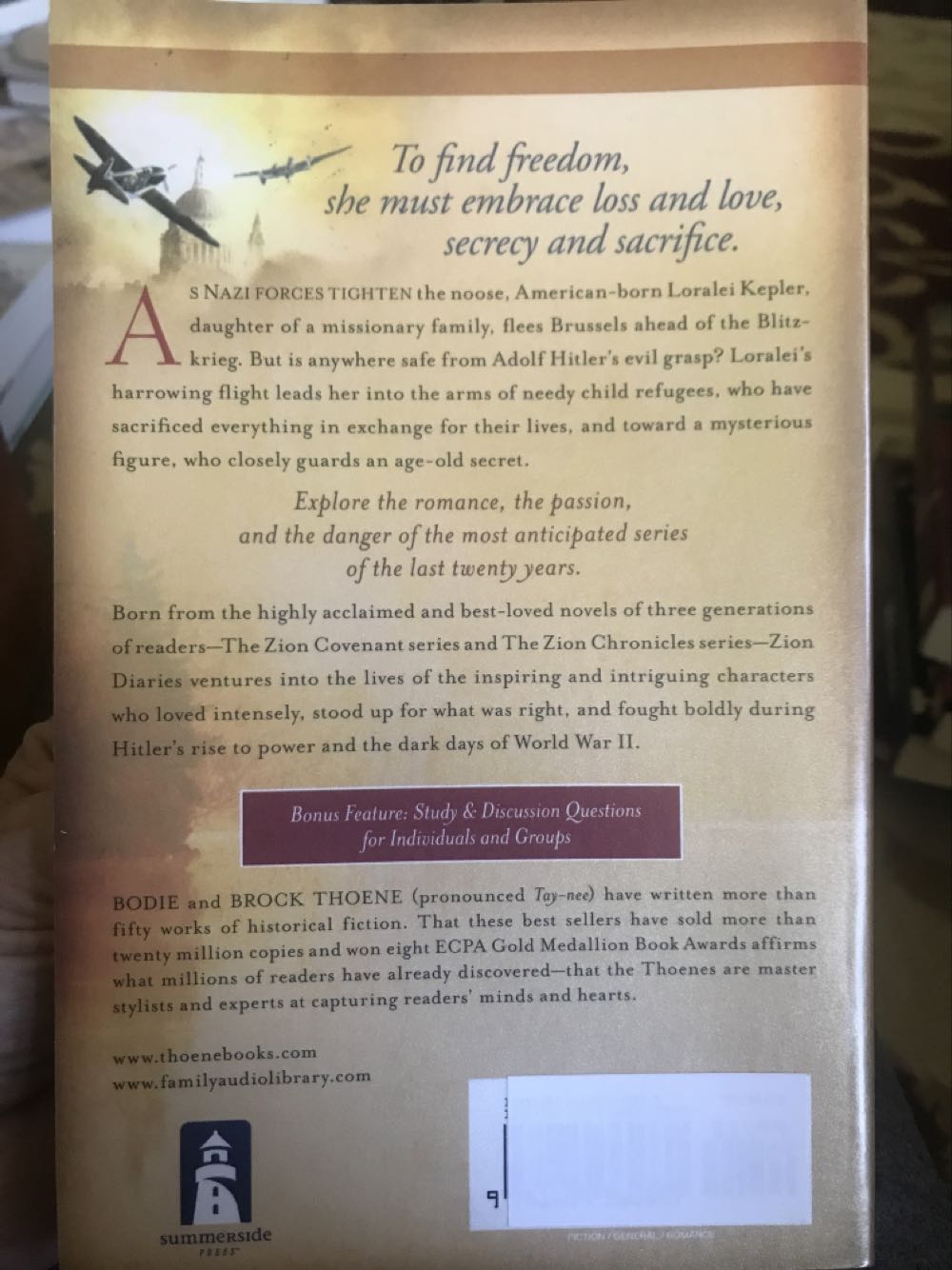 The Gathering Storm - Bodie Thoene (Summerside Pr - Paperback) book collectible [Barcode 9781609360337] - Main Image 2