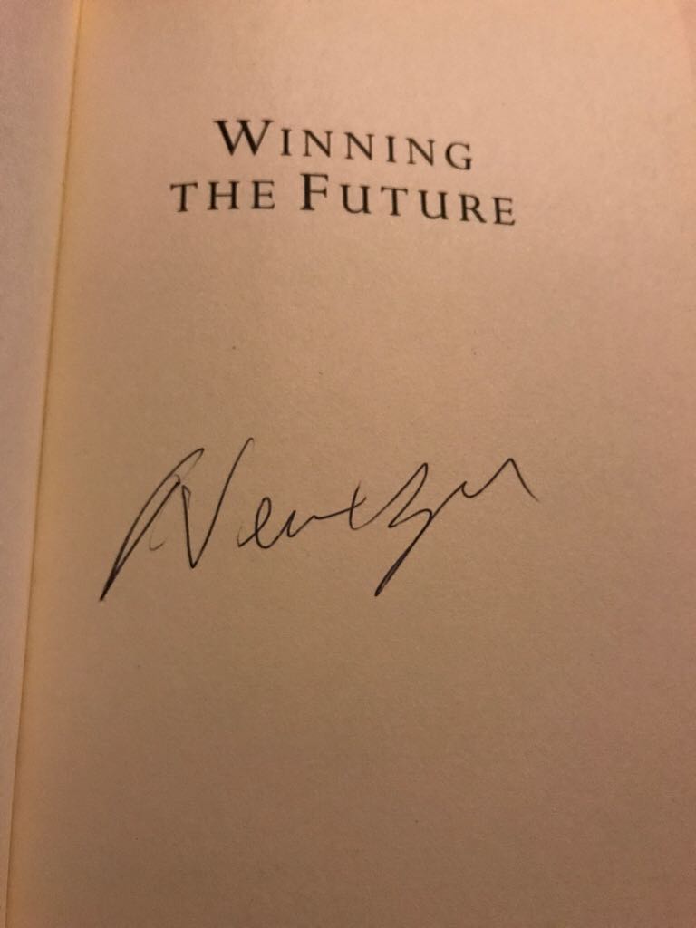 Winning the Future: A 21st Century Contract with America () - Newt Gingrich (Regnery - Hardcover) book collectible [Barcode 9780895260420] - Main Image 2
