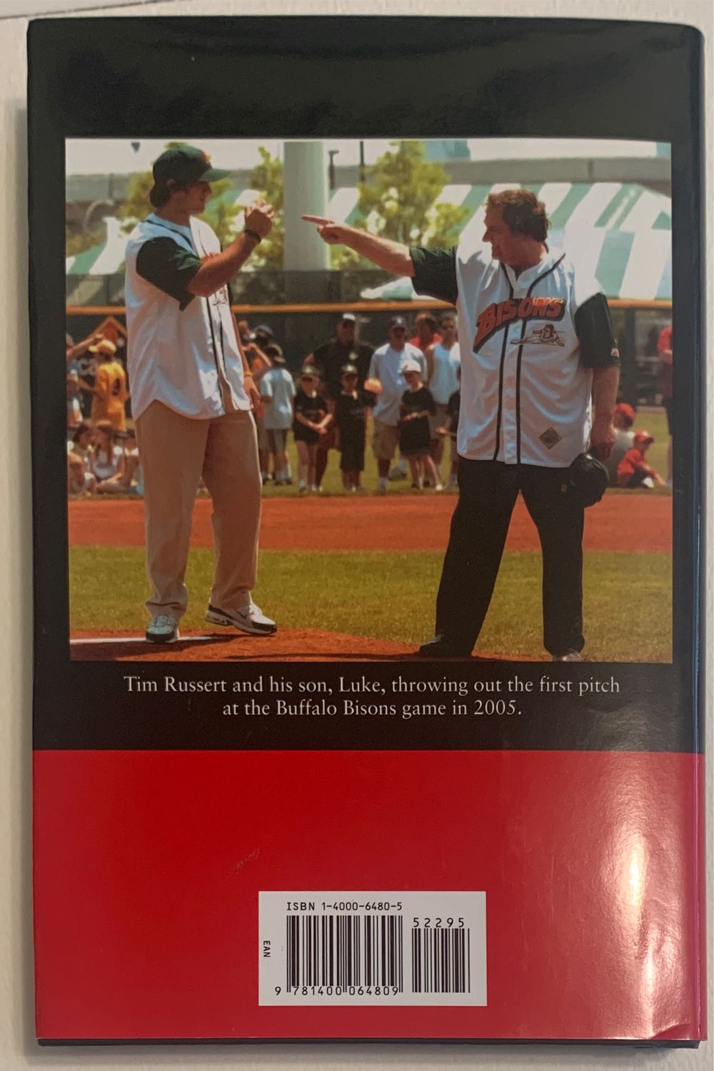 Wisdom of Our Fathers Lessons and Letters From Daughters and Sons-10: 1400064805-13: - Tim Russert (Random House - Hardcover) book collectible [Barcode 9781400064809] - Main Image 4