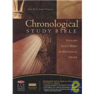 The Chronological Study Bible: New King James Version - Thomas Nelson (Thomas Nelson - Calf-Binding) book collectible [Barcode 9780718020699] - Main Image 1