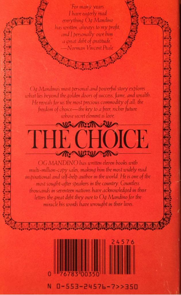 The Choice  - Sparks, Nicholas book collectible - Main Image 2