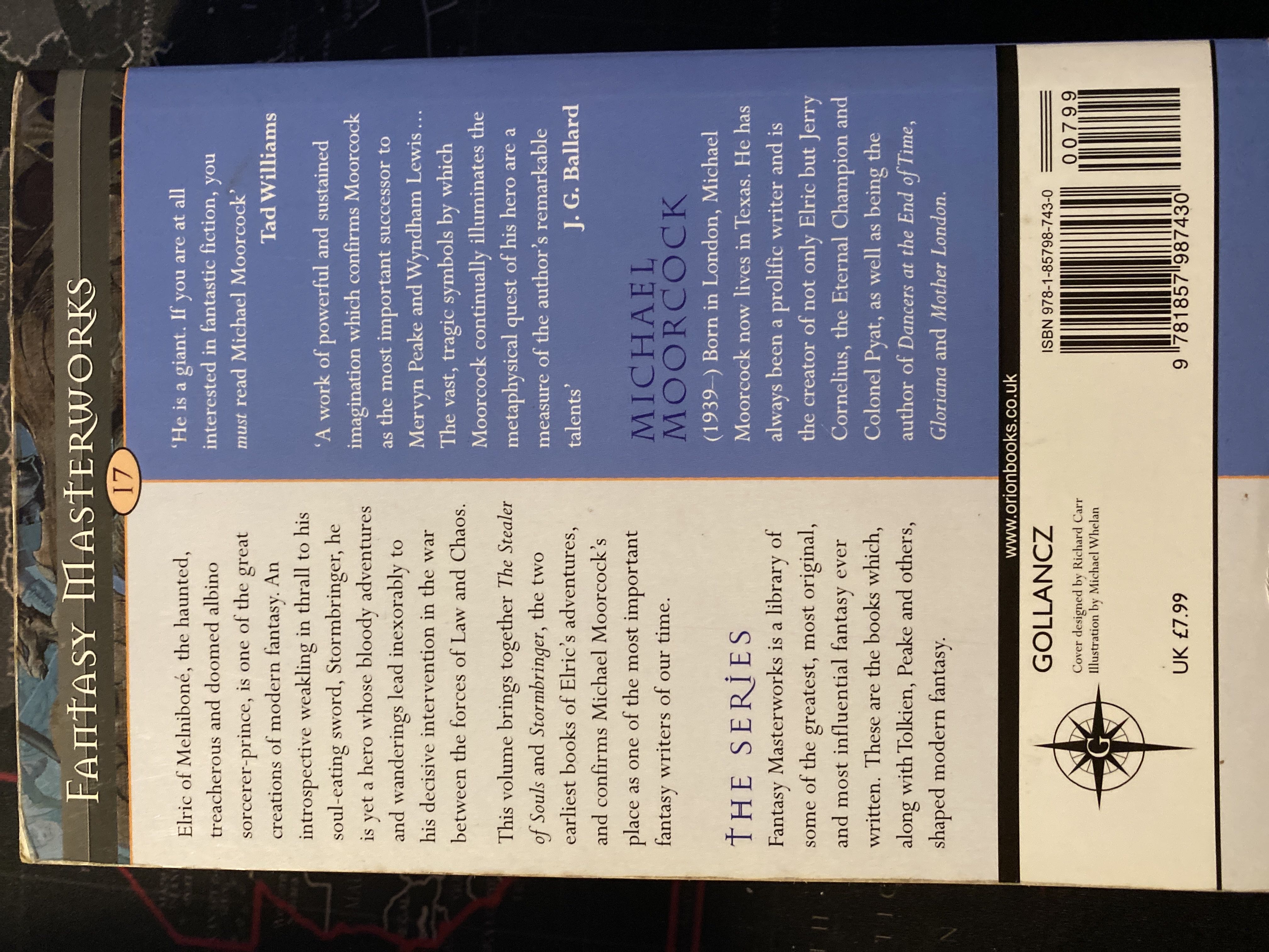 Elric 1: Elric - Michael Moorcock (Trade Paperback) book collectible [Barcode 9781857987430] - Main Image 2