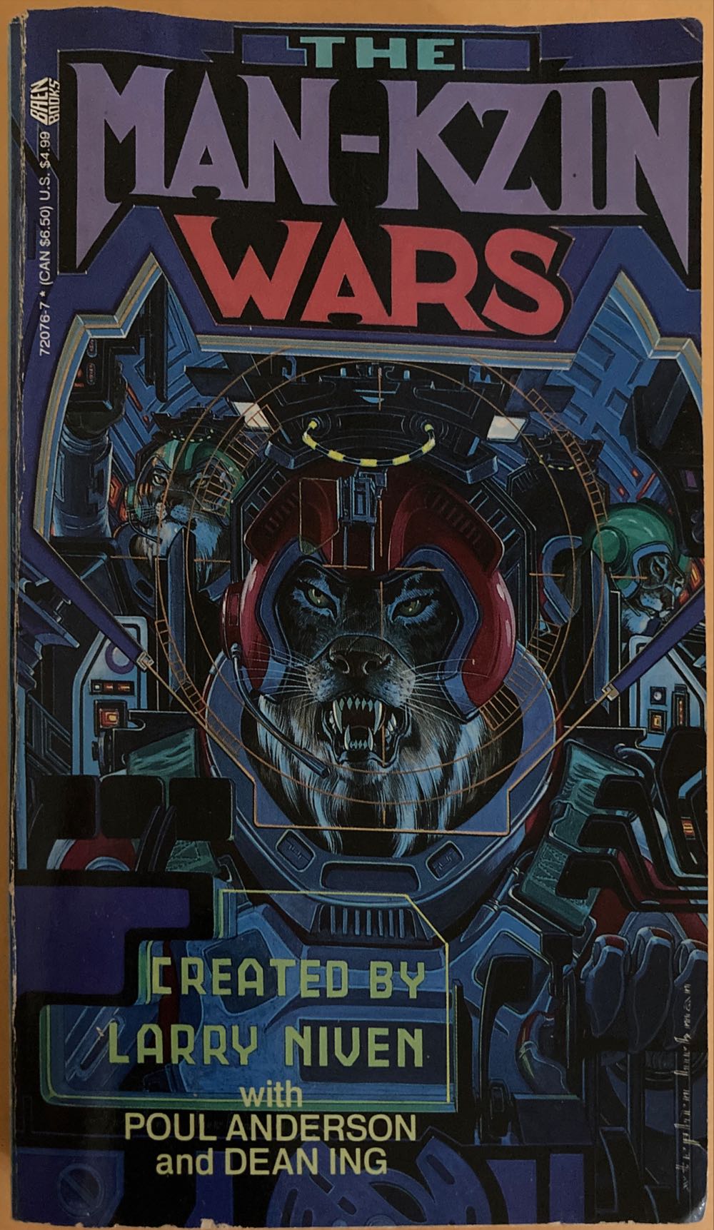 The Man-Kzin Wars - Poul Anderson (Baen Books - Paperback) book collectible [Barcode 9780671720766] - Main Image 1