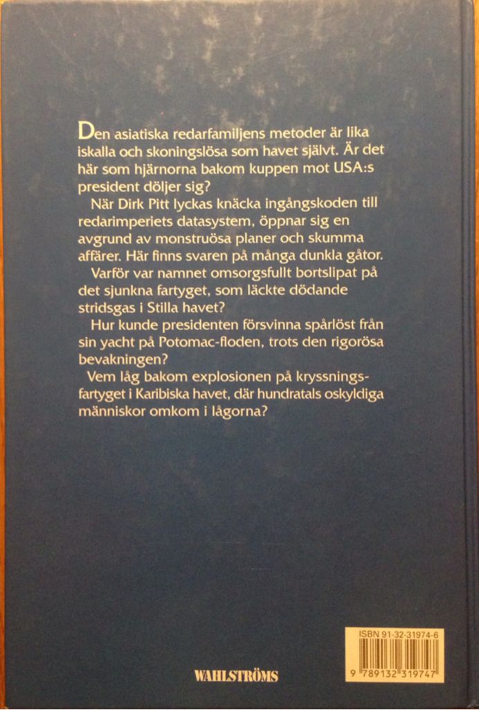 Deep Six - Clive Cussler (Sphere - Paperback) book collectible [Barcode 9780722127544] - Main Image 2