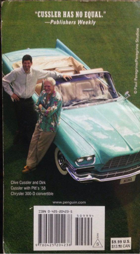 #19 Black Wind - Clive Cussler (Berkley Novel - Paperback) book collectible [Barcode 9780425204238] - Main Image 2