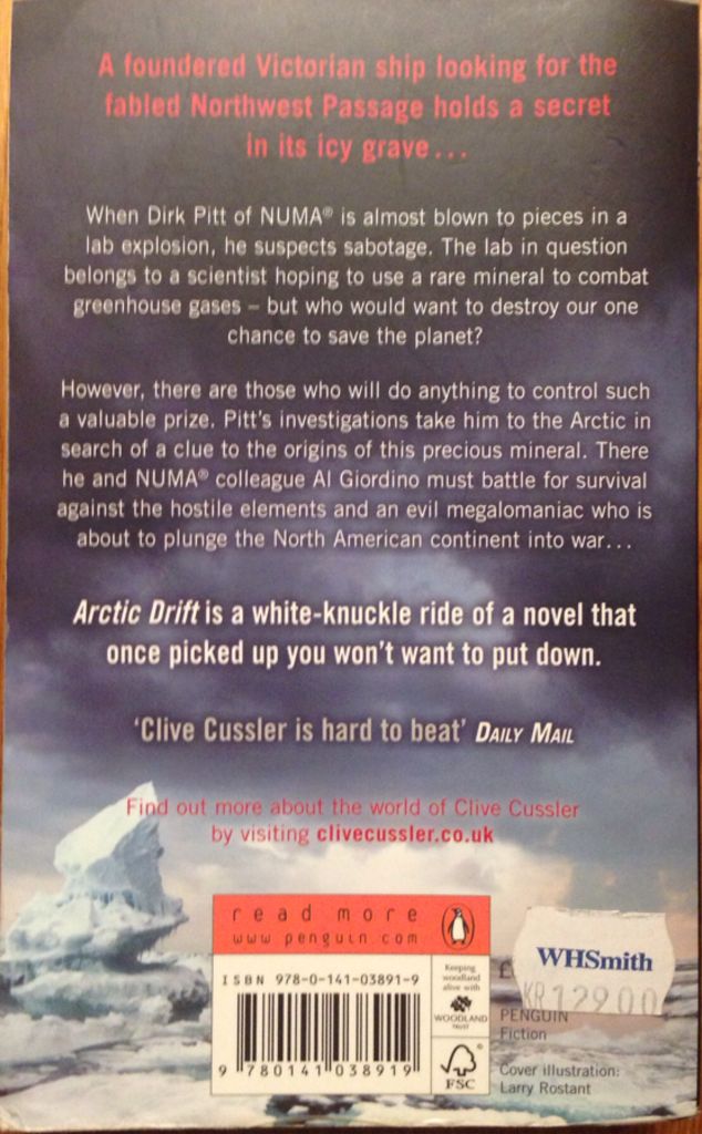 Arctic Drift - Clive Cussler (Penguin Books - Paperback) book collectible [Barcode 9780141038919] - Main Image 2