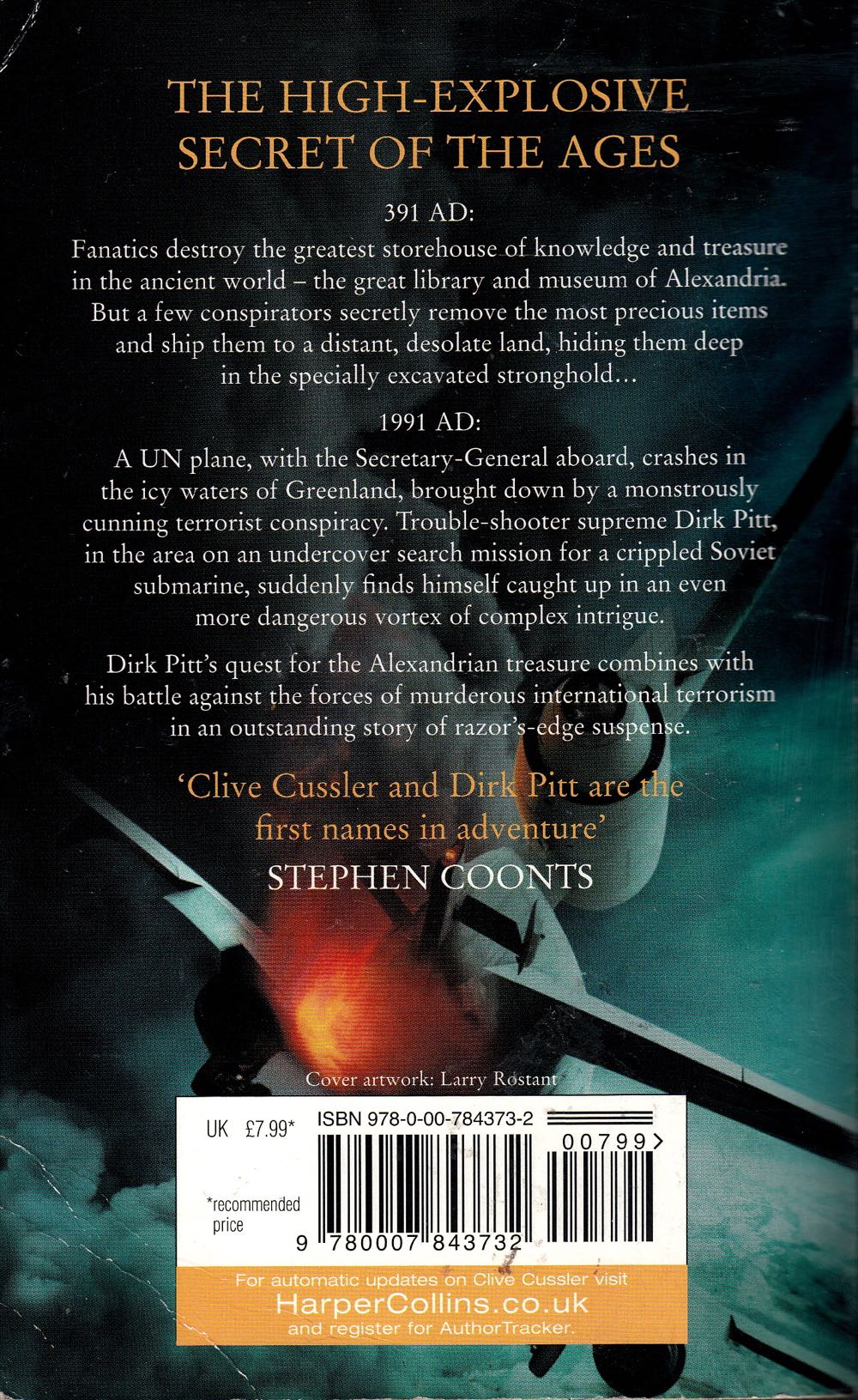 Dirk Pitt: 9) Treasure - Clive Cussler (Harper Collins - Paperback) book collectible [Barcode 9780007843732] - Main Image 2