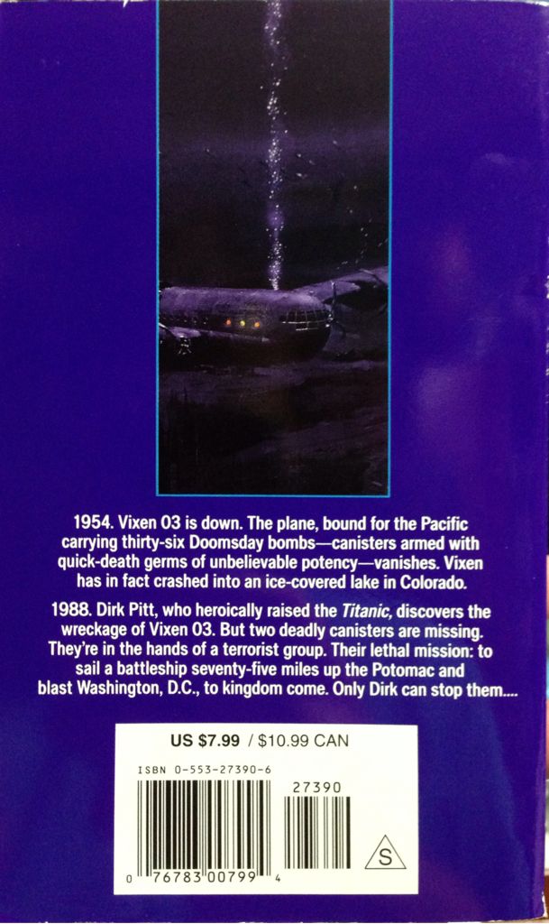 Vixen 03 - Clive Cussler (Bantam Books - Paperback) book collectible [Barcode 9780553273908] - Main Image 2