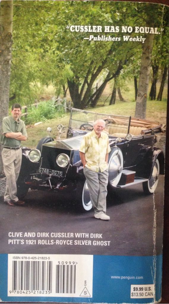 Treasure of Khan - Clive Cussler (Berkley Books - Paperback) book collectible [Barcode 9780425218235] - Main Image 2