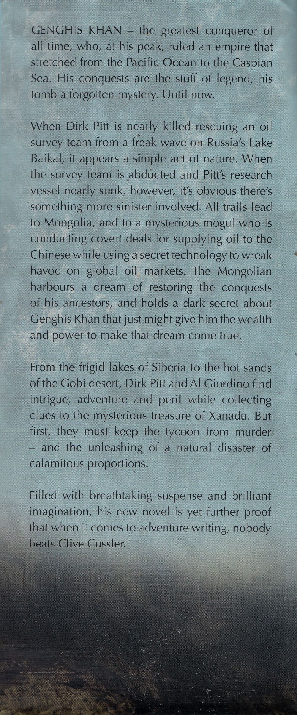 Clive Cussler - Treasure of Khan - Clive Cussler (Penguin Michael Joseph - Hardcover) book collectible [Barcode 9780718149758] - Main Image 3