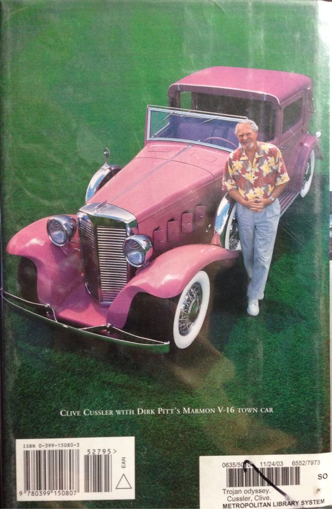 Trojan Odyssey - Clive Cussler (Putnam - Hardcover) book collectible [Barcode 9780399150807] - Main Image 2