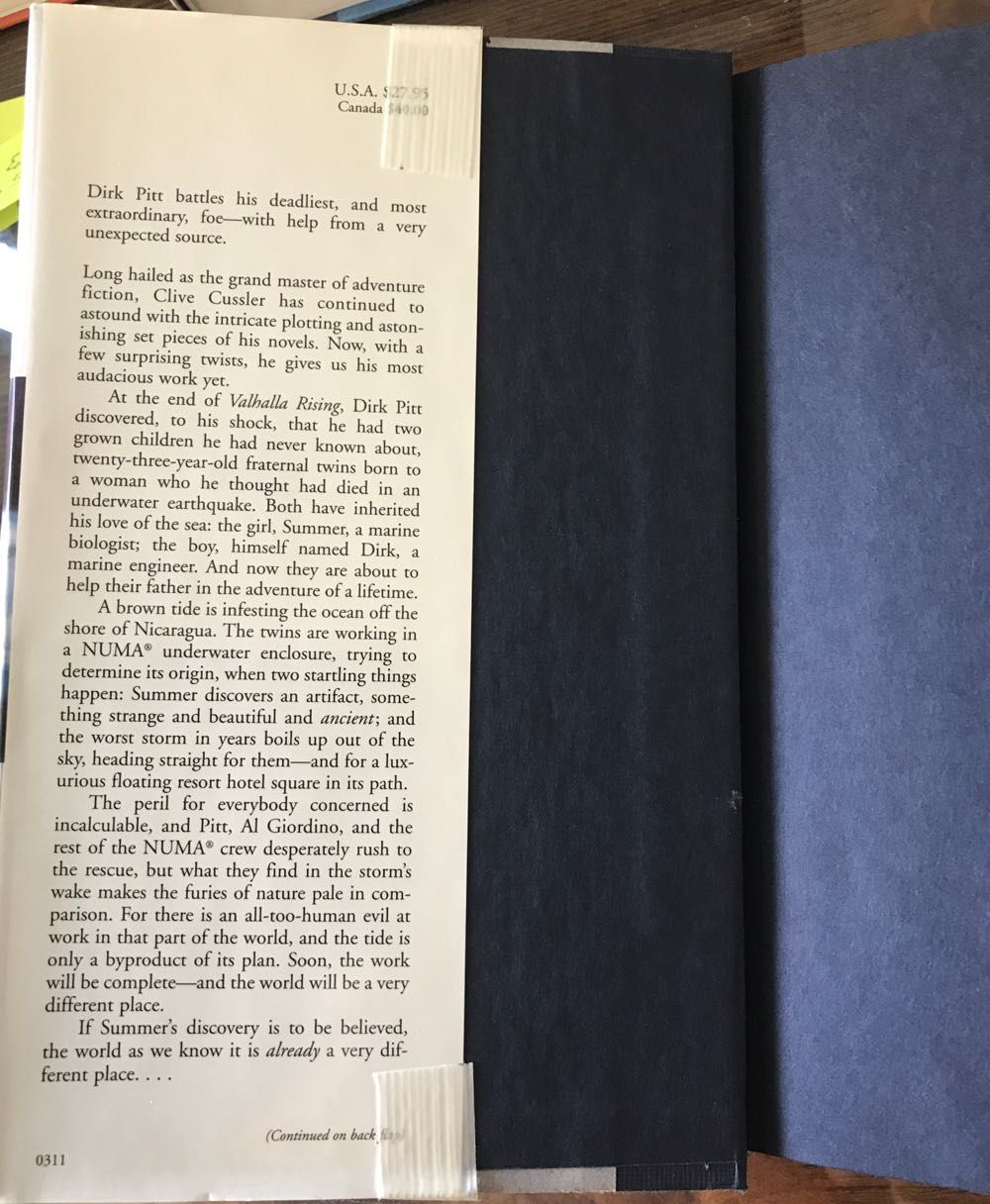 Trojan Odyssey - Clive Cussler (Putnam - Hardcover) book collectible [Barcode 9780399150807] - Main Image 3