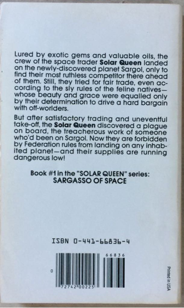 Plague Ship  (Ace Books) book collectible [Barcode 9780441668366] - Main Image 2