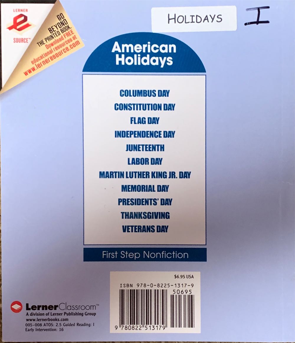 Memorial Day - Vince Flynn (LernerClassroom) book collectible [Barcode 9780822513179] - Main Image 2