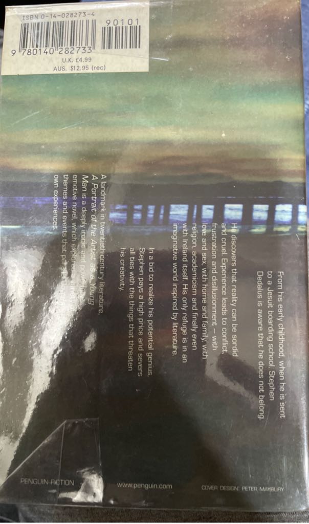 Portrait of the Artist as a Young Man: by Author: James Joyce - James Joyce (Penguin - Hardcover) book collectible [Barcode 9780140282733] - Main Image 2