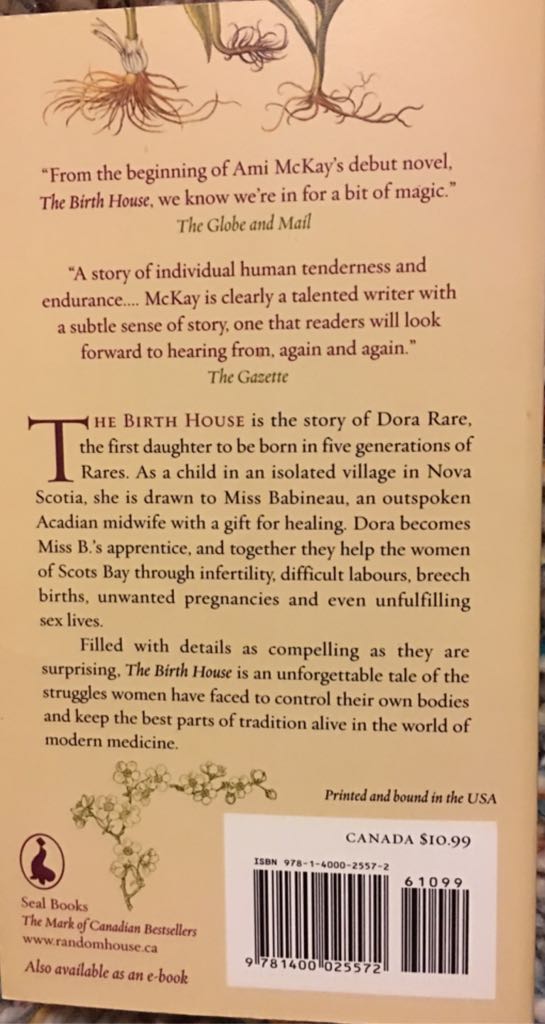 The Birth House - Ami McKay (Univ of Wisconsin Press - Paperback) book collectible [Barcode 9781400025572] - Main Image 2