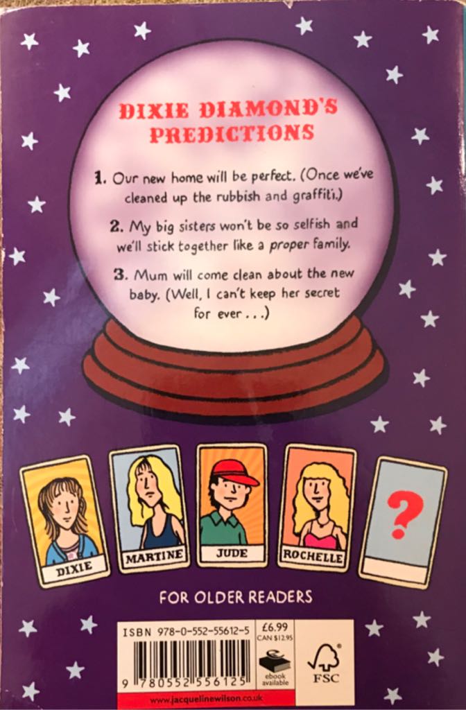 The Diamond Girls - Jacqueline Wilson (Corgi Yearling) book collectible [Barcode 9780552556125] - Main Image 2