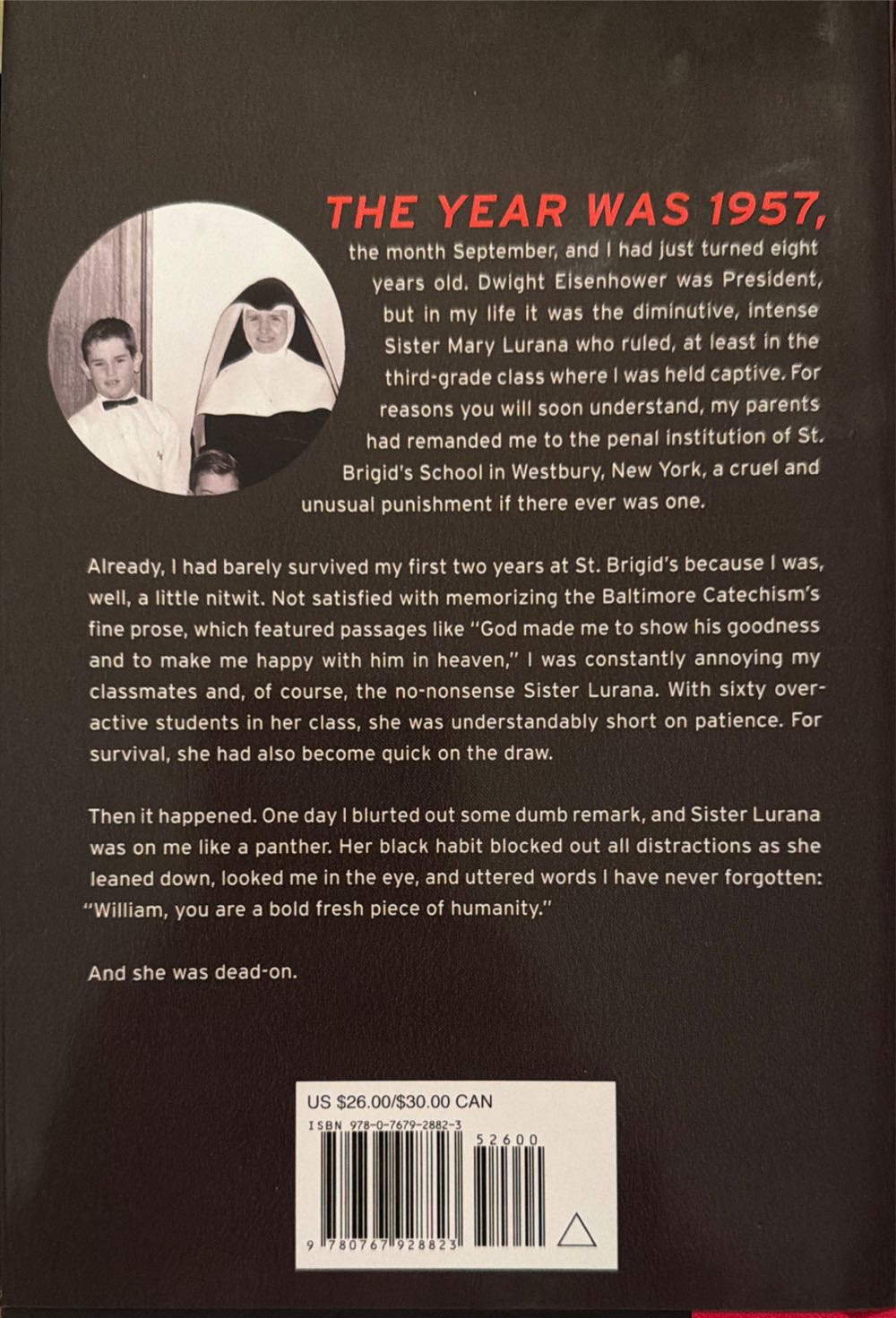 A Bold Fresh Piece of Humanity - Bill O’Reilly (Broadway Books - Hardcover) book collectible [Barcode 9780767928823] - Main Image 3