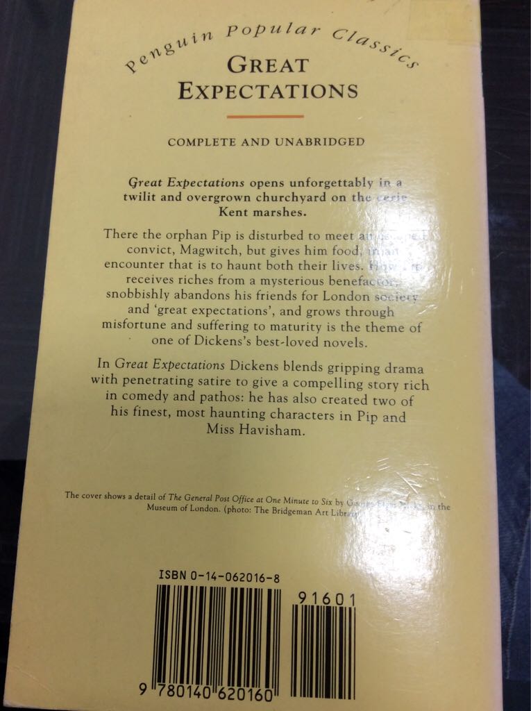 Great Expectations - Charles Dickens (Penguin Popular Classics - Paperback) book collectible [Barcode 9780140620160] - Main Image 2