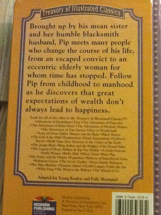 Great Expectations - Charles Dickens (Modern Publishing) book collectible [Barcode 9780439291286] - Main Image 2