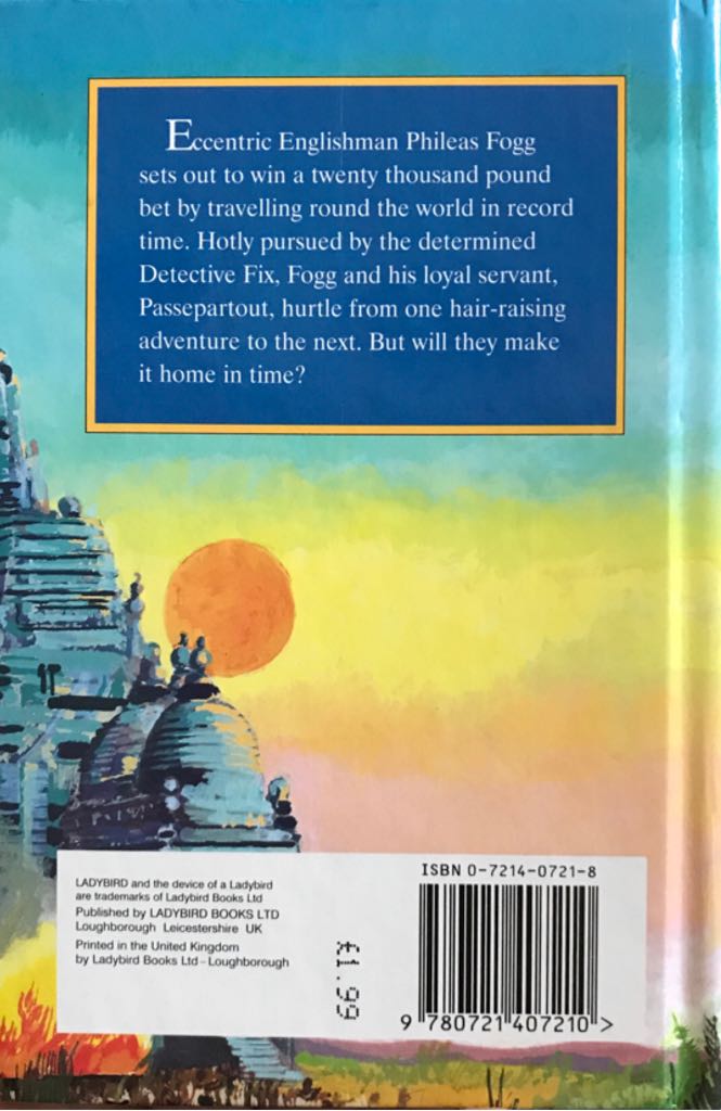 Around the World in Eighty Days - Jules Verne (Ladybird - Hardcover) book collectible [Barcode 9780721407210] - Main Image 2