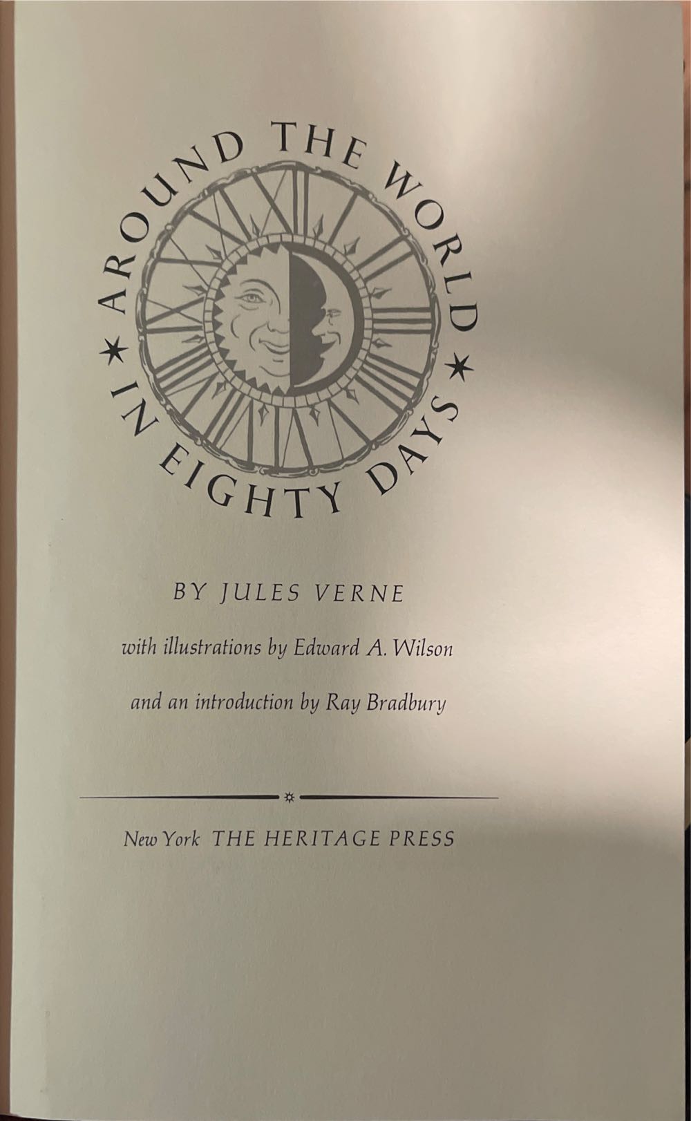 Around the World in Eighty Days - Jules Verne (The Heritage Press - Hardcover) book collectible - Main Image 3