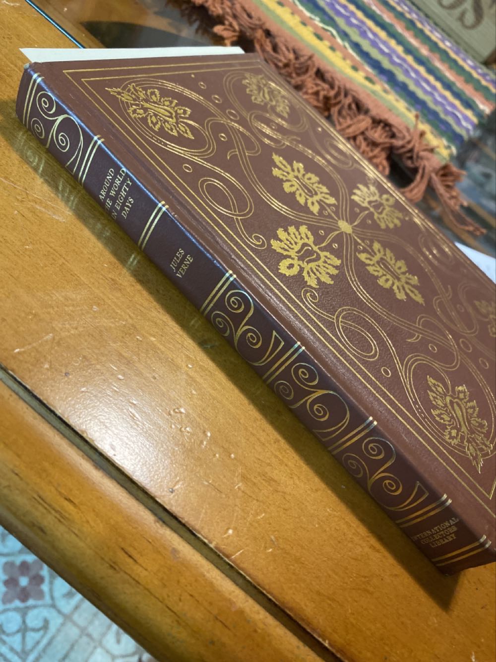 Around the World in Eighty Days - Jules Verne (Nelson Doubleday Inc. - Hardcover) book collectible - Main Image 2