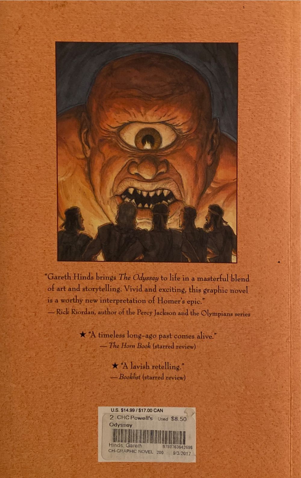 The Odyssey - Homer (Candlewick Press (MA) - Paperback) book collectible [Barcode 9780763642686] - Main Image 2