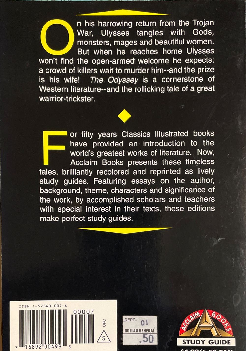 The Odyssey & Notes (Abridged) - Maurice A. Randall (- Paperback) book collectible [Barcode 9781578400072] - Main Image 2